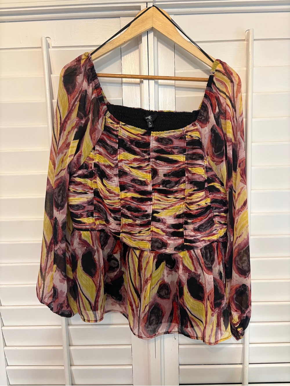 Terra & Sky Blouse Size 0X